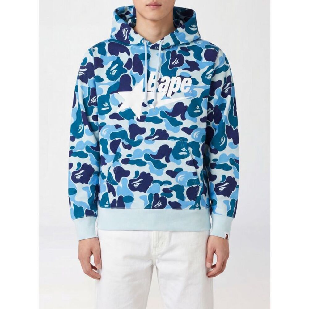 Bape Sweatshirt Men Blue